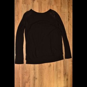Forever 21 | Black Lace Shoulder Sweater